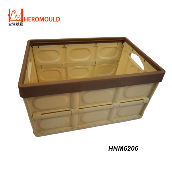 HNM6206 plastic foldable crate mould